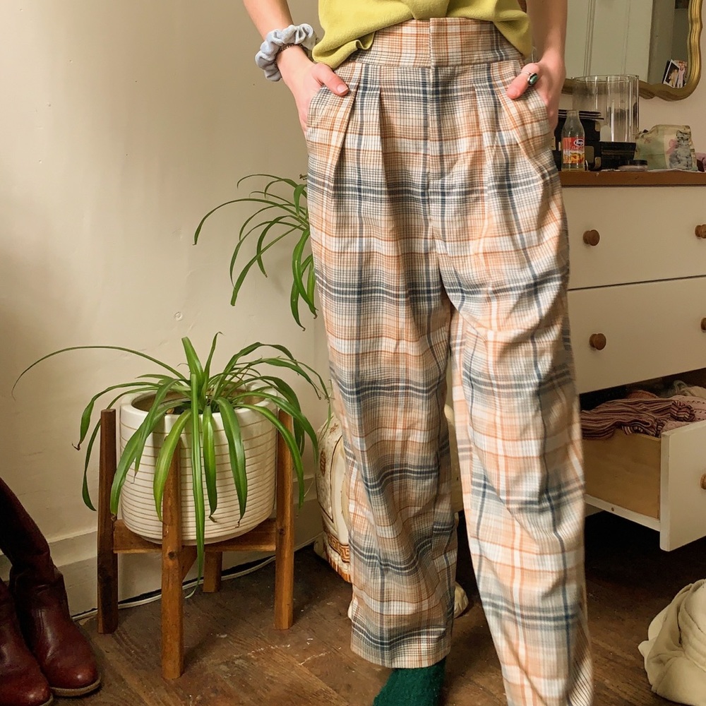 UO paige pleated trousers